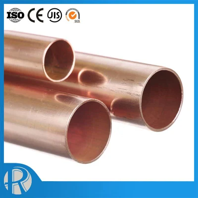 Tubo ASTM B280 grado C21000 C23000 C26000 C27000 C27400 C28000 Rame Ottone Bronzo lucido / Tubo Rame Ottone Bronzo da 1/2